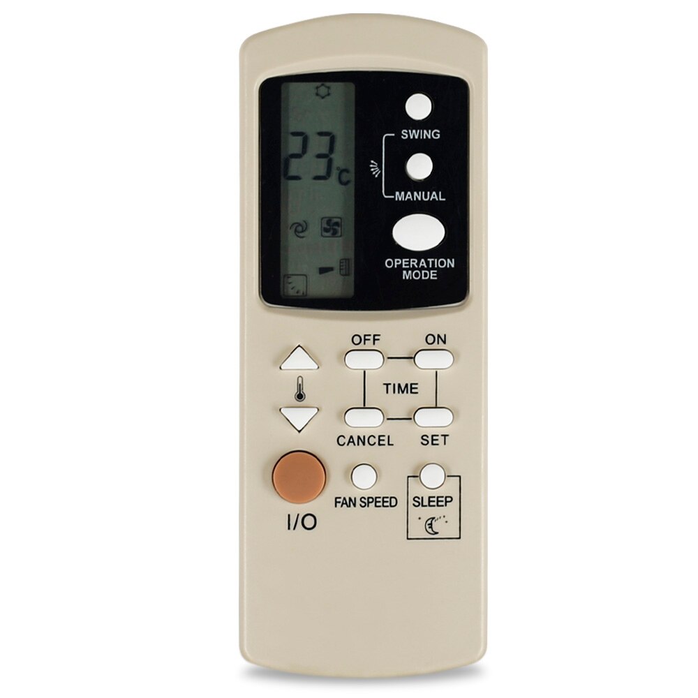 Climatiseur climatisation universelle télécommande adapté pour galanz GZ-1002A-E3 GZ-1002B-E1 GZ-1002B-E3 GZ01-BEJ0-000: GRAY