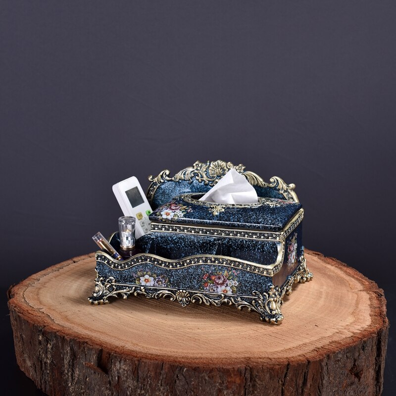 Europäischen Luxus Obst Platte Tablett Gericht Stil Harz Kunsthandwerk Obst Korb Lagerung Tissue Box Klassische Display Home Dekoration: L