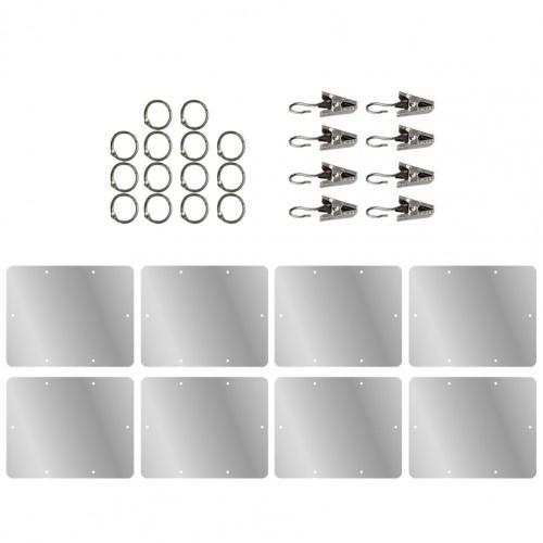 1 Set Heat Focusing Reflector Heater Reflector Heat Resistant Aluminum Directional Heat Reflector Protective Shield for Winter: Default Title