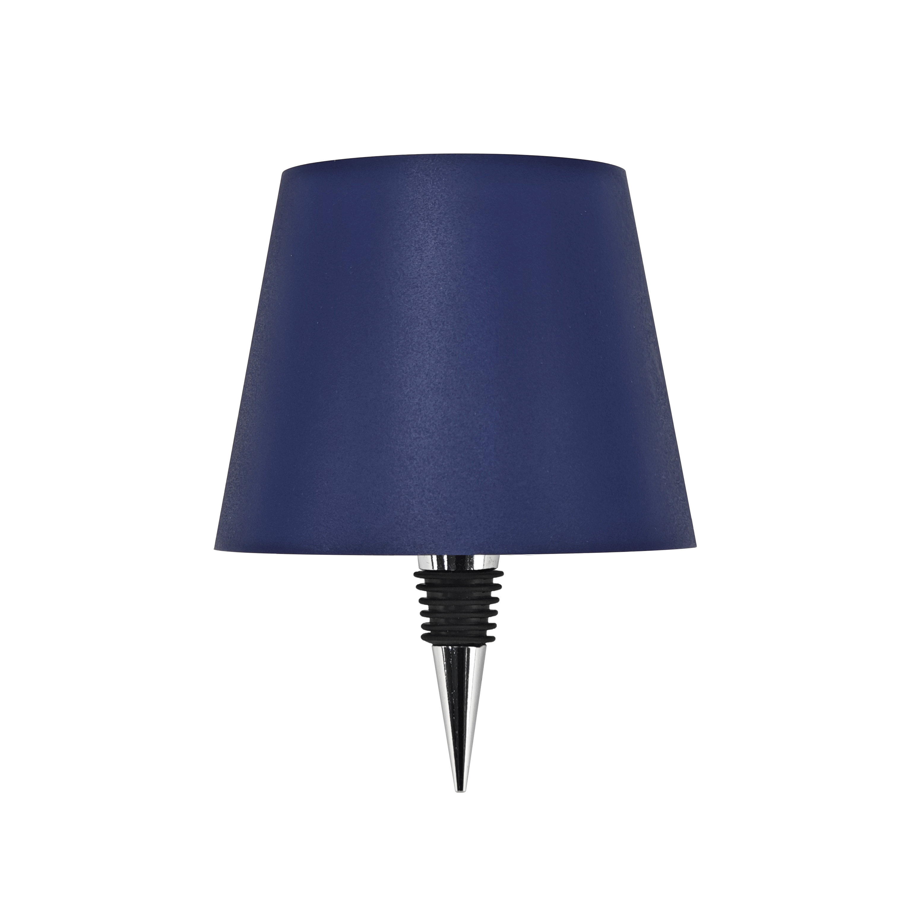 Draadloze wijnflessenlamp Type-C Opladen Aanraakbediening Wijnfleslicht Dimmen LED-tafellamp Bar Cafe Sfeer Nachtlampje: Blauw