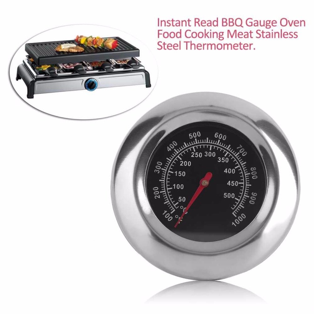 In Acciaio Inox Termometro Da Forno di Cottura Degli Alimenti Da Forno di Temperatura del Termometro Gauge Cucina di Casa Barbecue Da Pranzo Strumenti
