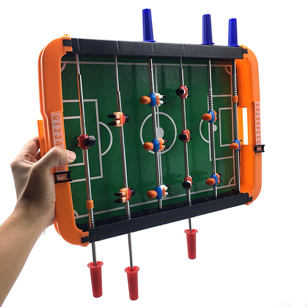 Kunststoff Mini Tisch FußBall Spiel Fußball Sport freundlicher Spielzeug Metall Foosball freundlicher drinnen Spiel Party freundlicher Spielen Spielzeug