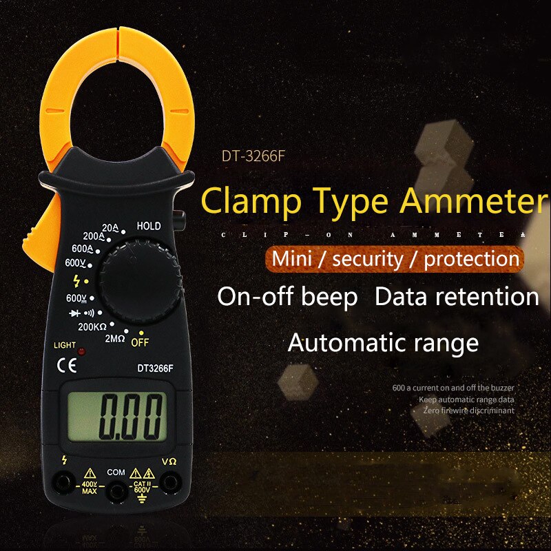 Clamp Meter Universal Multimeter Amp Volt Ohm Diode and Resistance Tester Multimeter Tester Digital Multimeter Clamp Multimeter