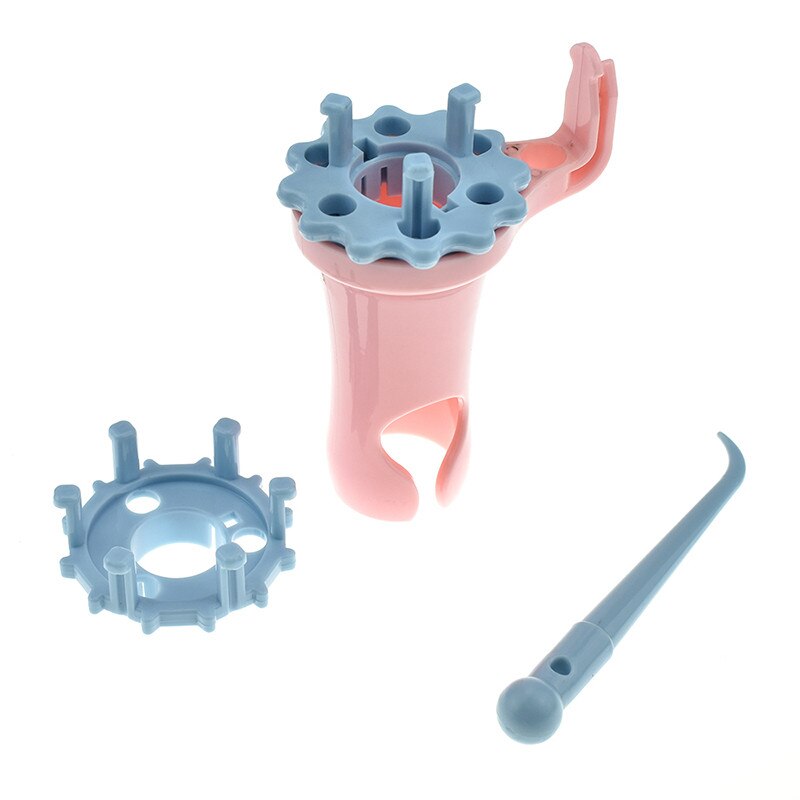 Braided Rope Braid Maker Knitting Loom Crochet Hook Knitting Tool for DIY Weaving Craft Magic Spool Loom Maker Knitting Kit