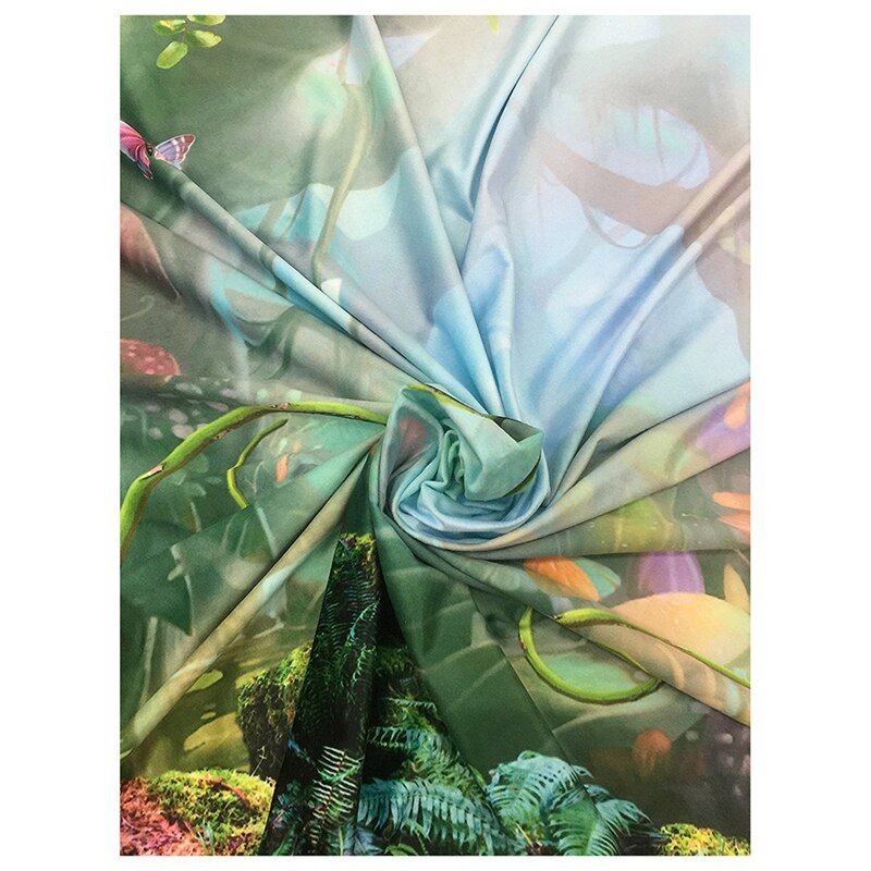 7x5ft Waschbar Stoff Fotografie Hintergrund Märchen Traumhafte Natur Wald Leben Hintergrund Photographical Kulissen für Phot