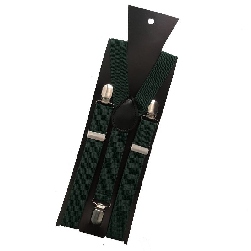 1PC Adult Suspender Adjustable Straps Metal Clip Elasticated Clip-on Men's Suspenders Shirts Pants Braces For Women Belt Straps