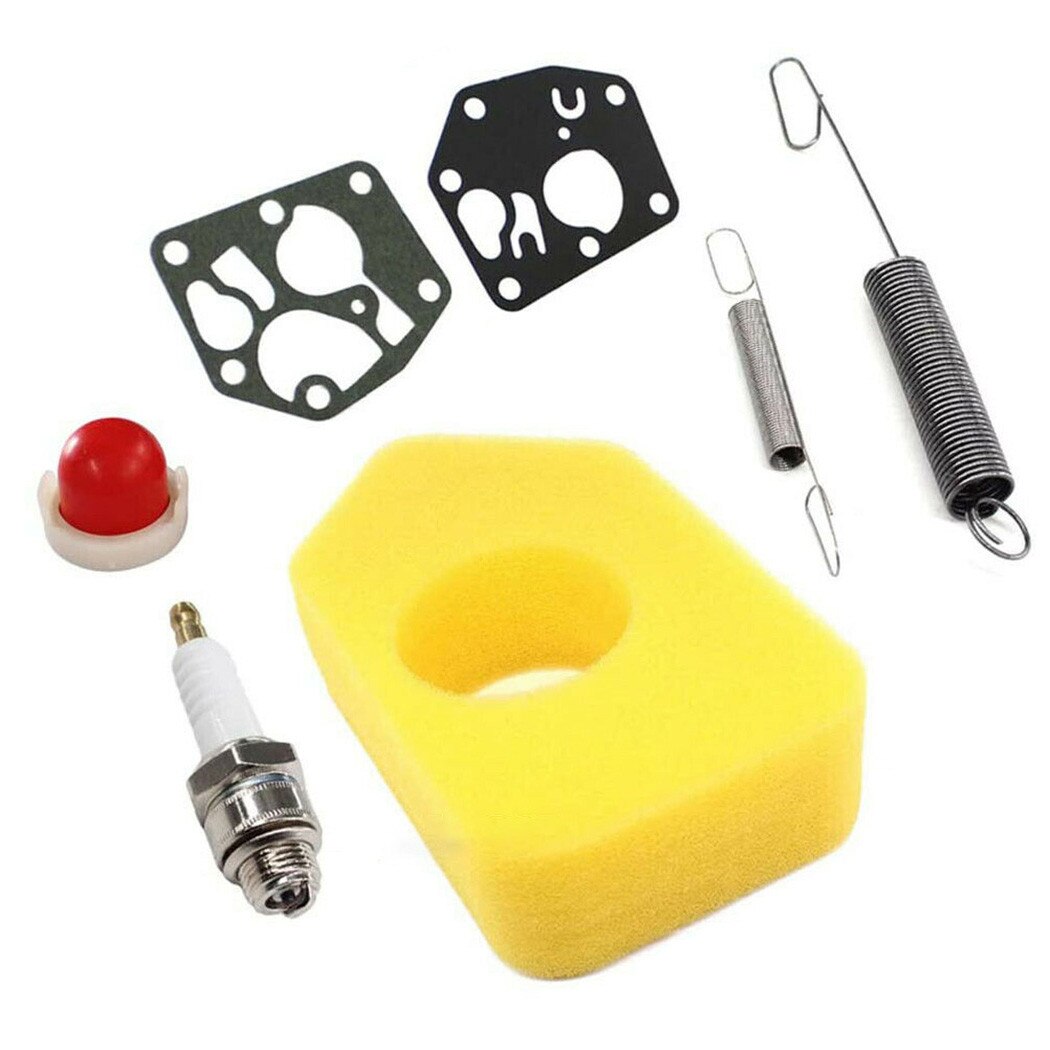 Luftfilter Zündkerze Vergaser Membran einstellen Für Briggs &Ampere; Stratton Quattro 450 500 550 Q45 Klassische Sprint 35-375 40 motoren