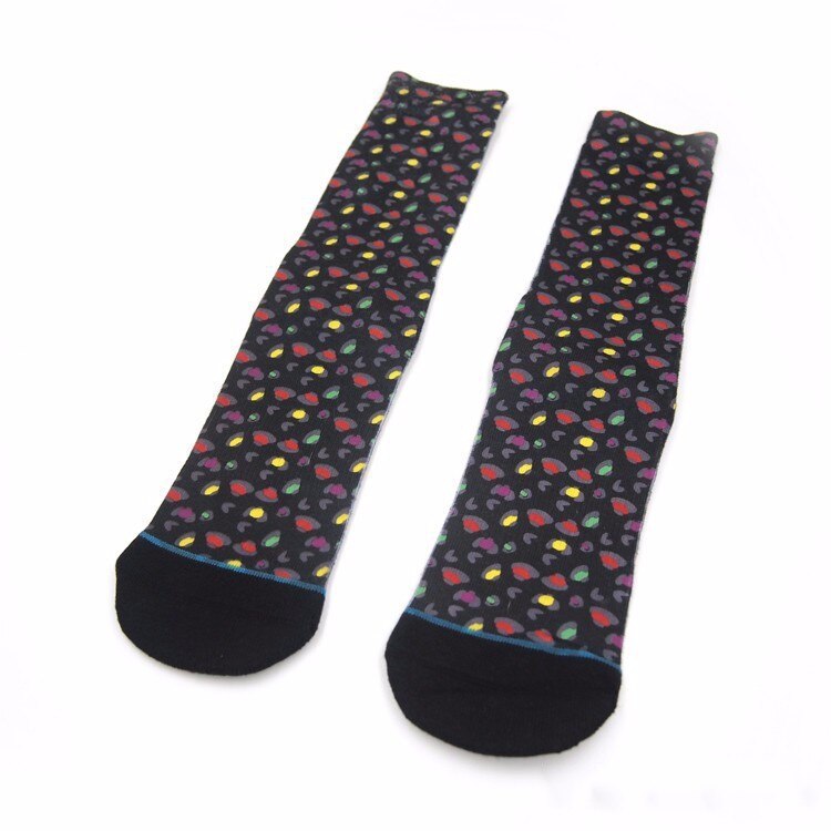 Style 360 Printing Boneless Socks Head Thick Outdoor Sports Skateboard Socks (1 Pair): Gold