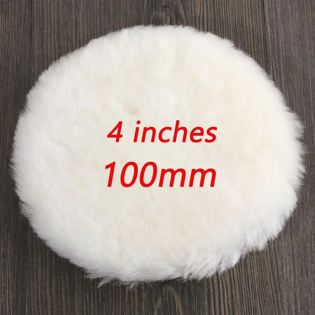 5Pcs 3/4/5 Inch Polishing Kit Car Polishing Pad Car Waxing Sponge Disk Wool Wheel Auto Paint Care Polisher Pads Car Gadget: Brown