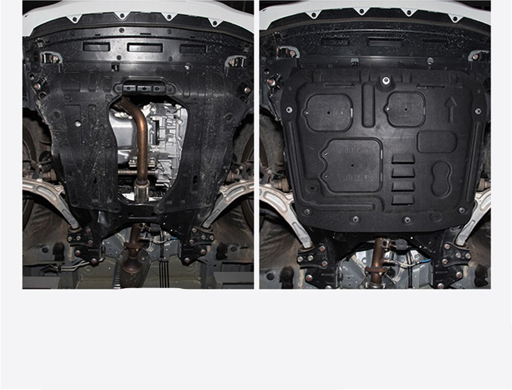 Bil exteriör chassi del undervattenssats för honda odyssey 2.4l under motor stänkskydd skydd stänkskydd panel