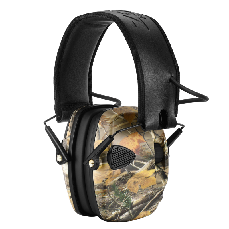 ZOHAN – casque antibruit électronique pour prise de vue, réduction Active du bruit, Protection auditive avec Amplification sonore 4X: MARRON