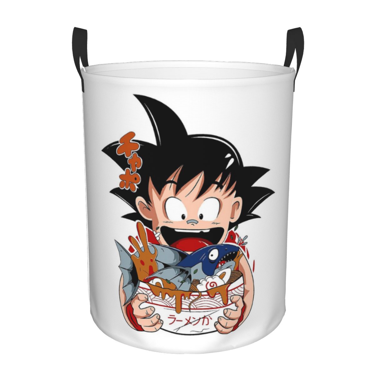 DBZ Logo Opvouwbare wasmanden Vuile kleren Home Organizer Grote waterdichte mand voor thuis Kinderen: XL / MULTI