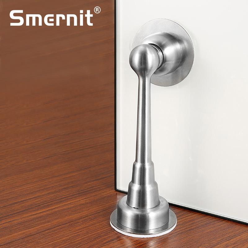 Magnet dörrstoppare zinklegering dörrstopp magnetisk dörrhållare toalettglas förlänga dörrstopp möbler hårdvara hemförbättring