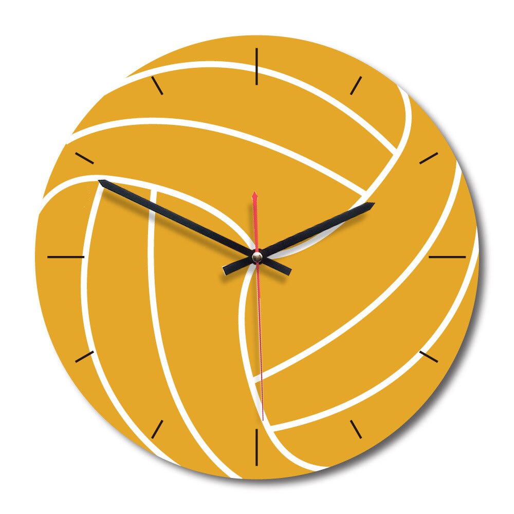 3d veggklokke tre basketball fotball golf fotball form sportsfans takrenne bursdag låve soverom 28cm/11 tommer: Ca. 027b