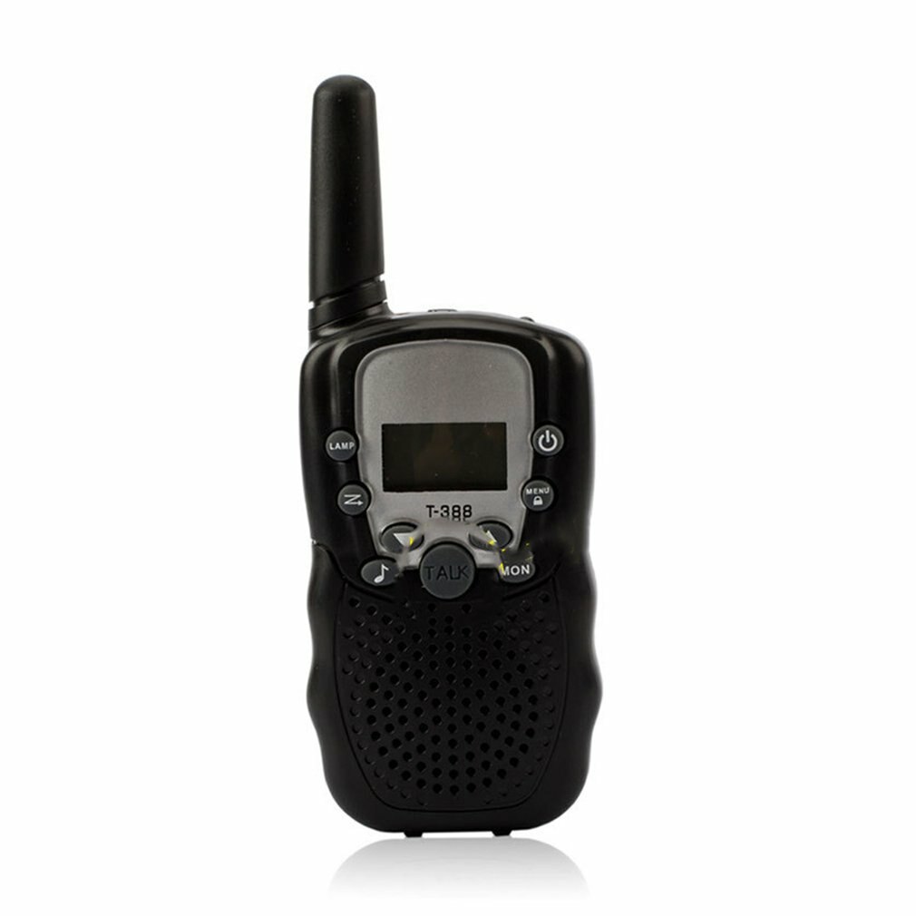 T388 talkie-walkie multifonctionnel enfant talkie-walkie Parent enfant Interaction artefact une touche fonction d'appel noir