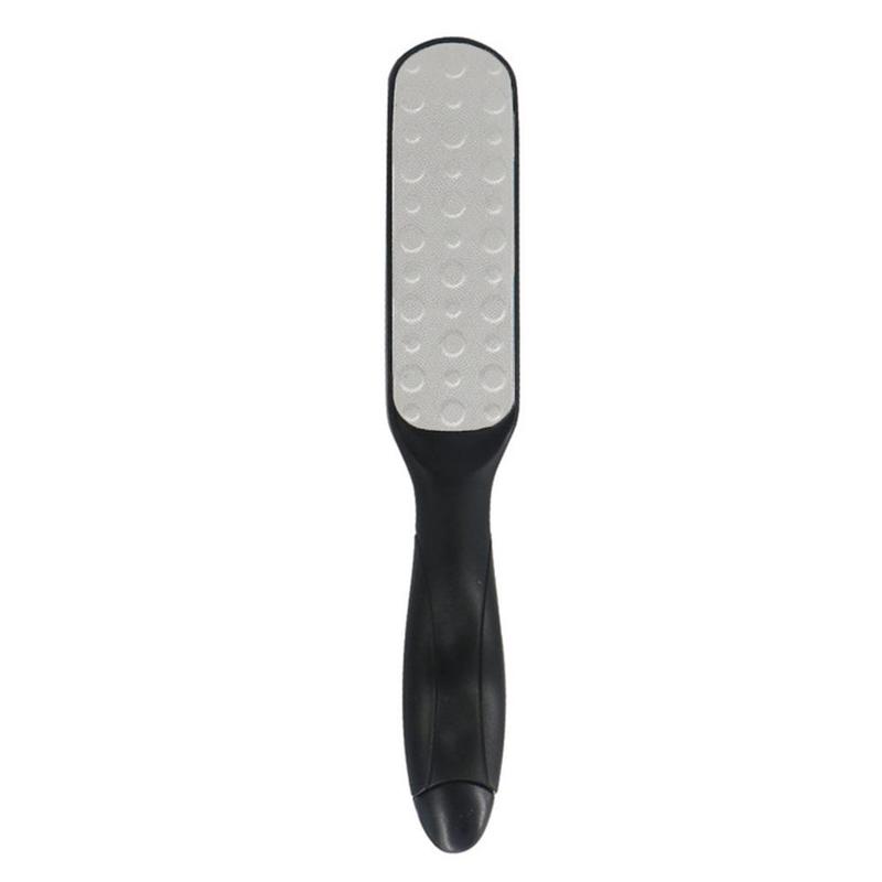 1 Double-sided Foot File Pedicure File The Heel On Dead Skin For Removing Calluses O5L4: Black