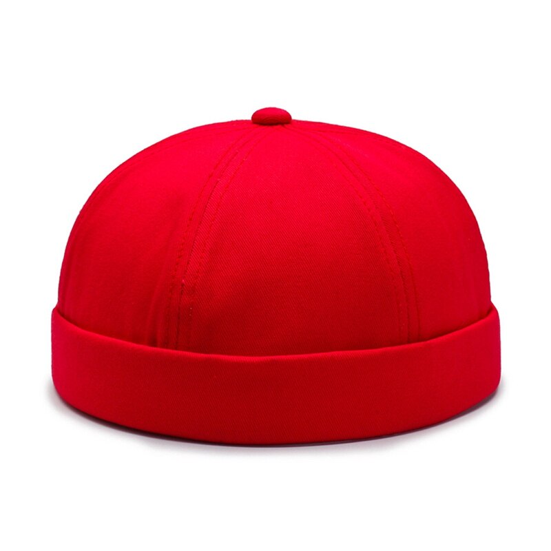 Men Women Beanie Brimless Adjustable Retro Skullcap Hip Hop Hat Portable Skull Cap Sportswear Accessories: R