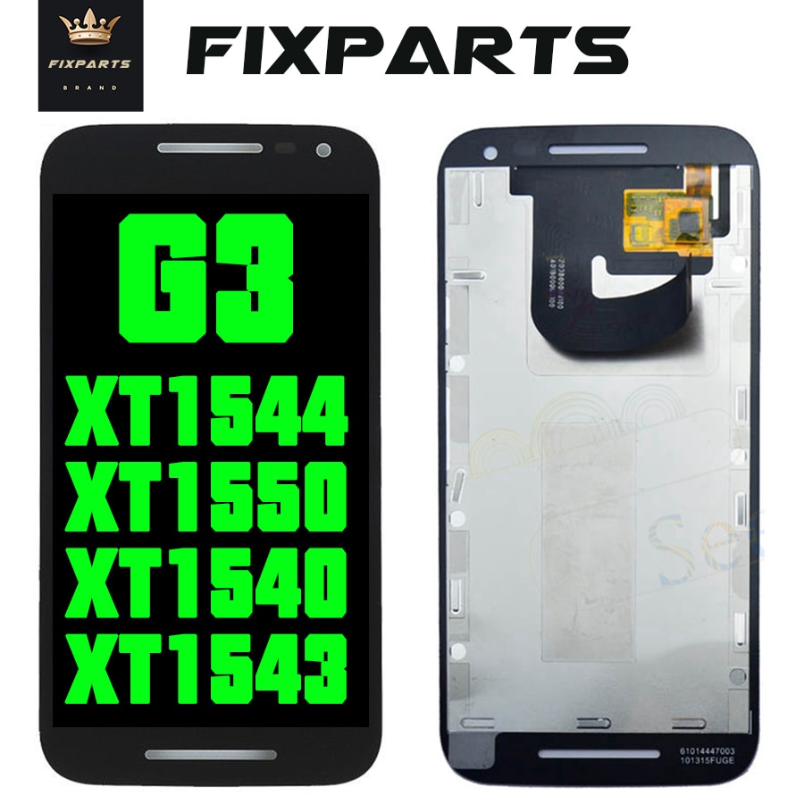 For Motorola Moto G3 G 3rd Gen XT1544 XT1550 XT1540 XT1541 XT1543 LCD Display Touch Screen Digitizer Assembly For Moto G 2nd G2