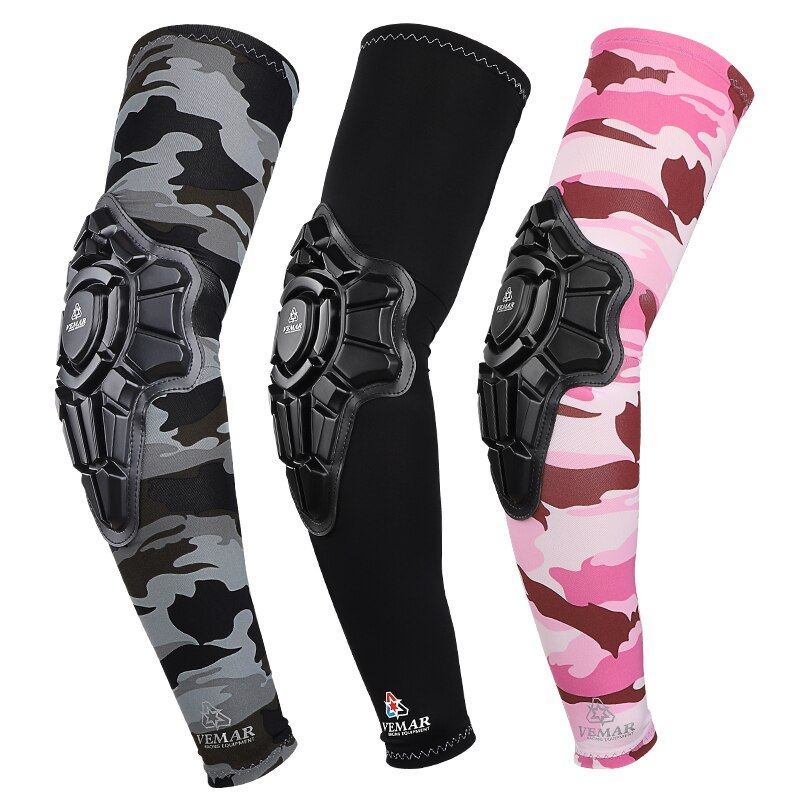 Mangas de hielo anticaída para motocicleta, coderas para montar en moto, Mangas de seda de hielo de alta elasticidad, protector solar que absorbe el sudor en frío