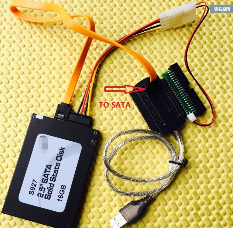 USB2.0 hohe geschwindigkeit zu ide 44 P 40 P SATA elektronische festplatte HDD SSD DOM kartenleser 40 & 44 See 40Stift 44Stift sata CF dom Adapter