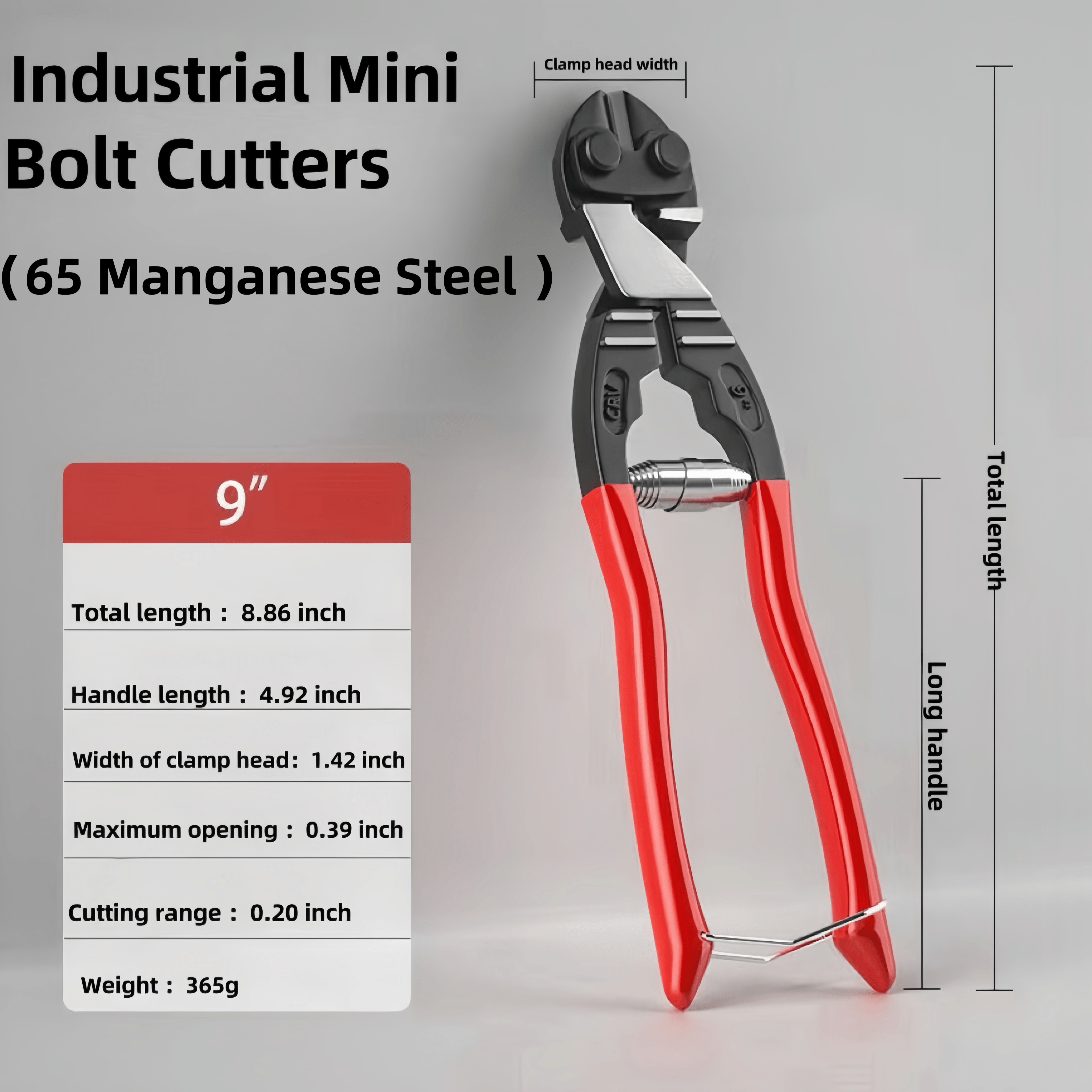Mini boutsnijder draadbreker schaar tang zijsnijtang sterke snijgereedschappen 8 inch compact: Groente