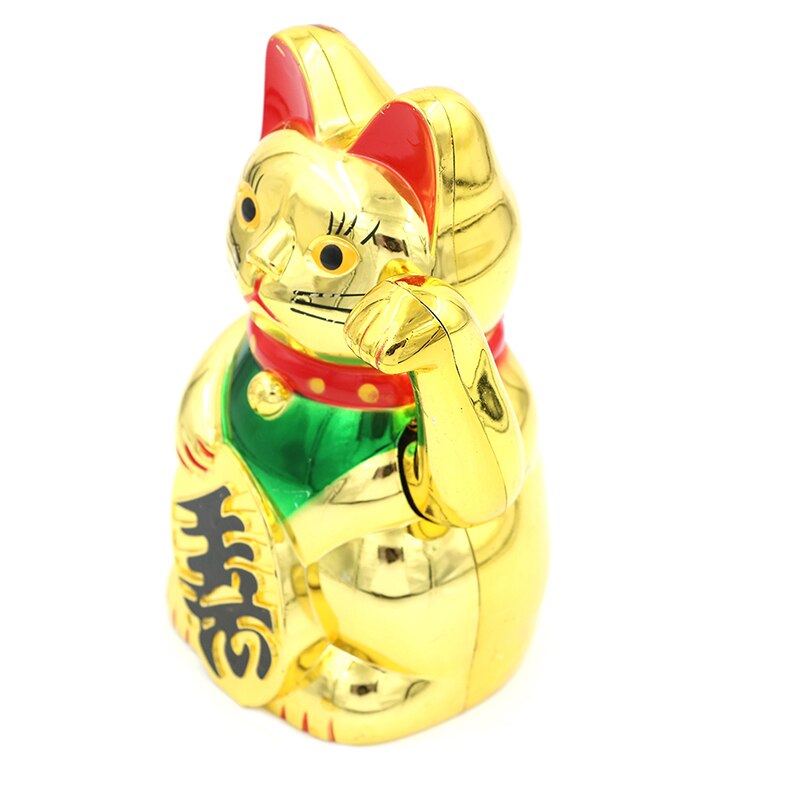 Welkom Zwaaien Cat Chinese Lucky Cat Rijkdom Zwaaien Kat Goud Wuivende Hand Feng-Shui Lucky Leuke Home Decor