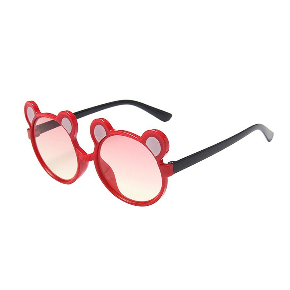Kids Zonnebril Fshion Zomer Baby Jongens Meisjes Cartoon Leuke Beer-Vormige Anti-Uv Zonnebril Voor Fotografie Outdoor Strand: C