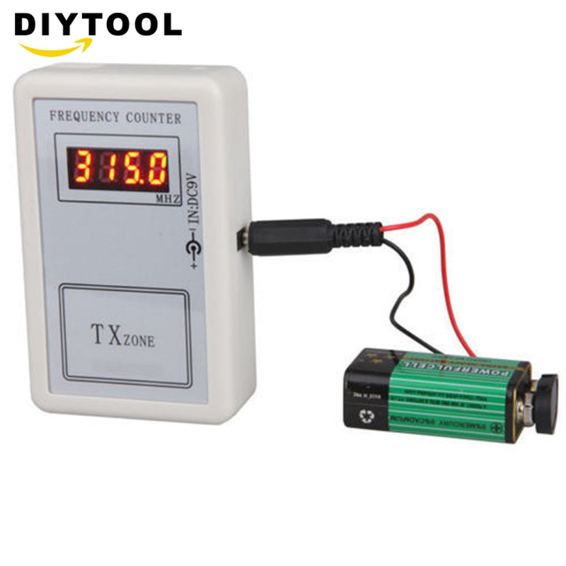 Afstandsbediening Draadloze Frequentie Meter Teller Voor Auto Auto Sleutel Afstandsbediening Detector Cymometer Voeding Kabel