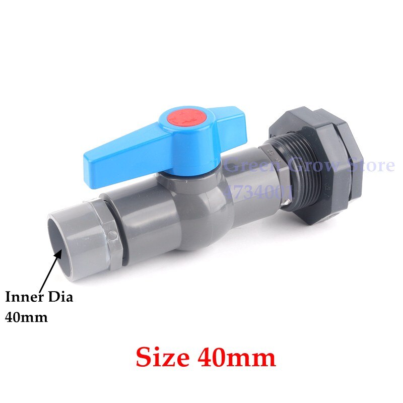 20 25 32 40Mmdirect/Elleboog Pvc Water Tank Gezamenlijke Aquarium Fish Tank Connectors Combinatie Pak Water Tank Pvc inlaat/Uitlaat Water: Size 40mm Direct