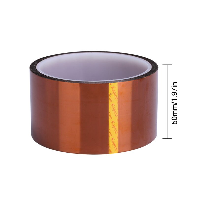 Heat Insulation Resistant High Temperature Polyimide Adhesive Sticker Tape: 50 mm
