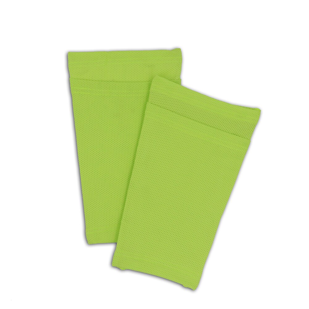 1 pair Sports Soccer Shin Guards Football Leg Pads Goalkeeper Training Protector Shin Guards Socks: green