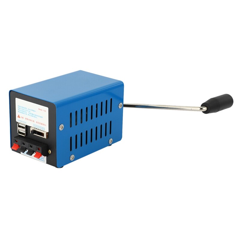 High Power Dynamo Charger Portable Emergency Hand Power Hand Crank USB Charging Emergency Survival Hand Crank Generator