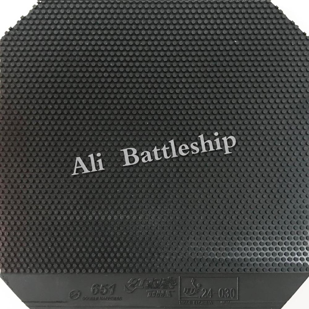 Original DHS 651# short pips-out table tennis / pingpong rubber with sponge