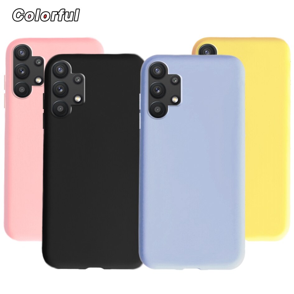 Per Samsung Galaxy A32 5G custodia opaca Candy custodia in silicone colorato per Samsung A32 2021 SM-A326B A 32 A325F Cover morbida Funda