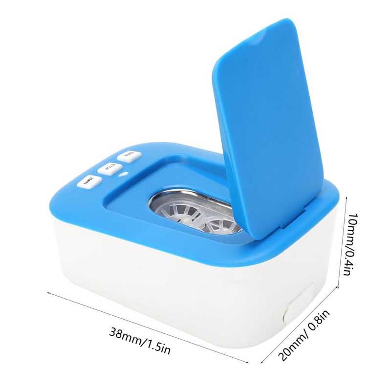 4ml MK-180 Contact Lens Ultrasonic Cleaner Micro Ultrasonic Cleaner Stainless Steel Ultrasonic Cleaning Machine 7W 5V