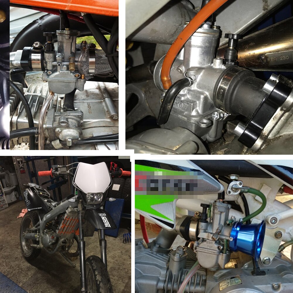 Sclmotos-21 22 26 28 30 32 34mm PWK Motorrad Vergaser Kohlenhydrate Mit Energie Jet passen 2 Hub Motor- Energie Rolle ATV aus Straße