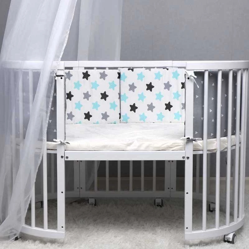 130Cm * 30Cm Pasgeboren Bed Hek Baby Kinderen -Proof Katoen Bed Hek Katoen Wieg Hek Anti-Collision En Anti Bumper