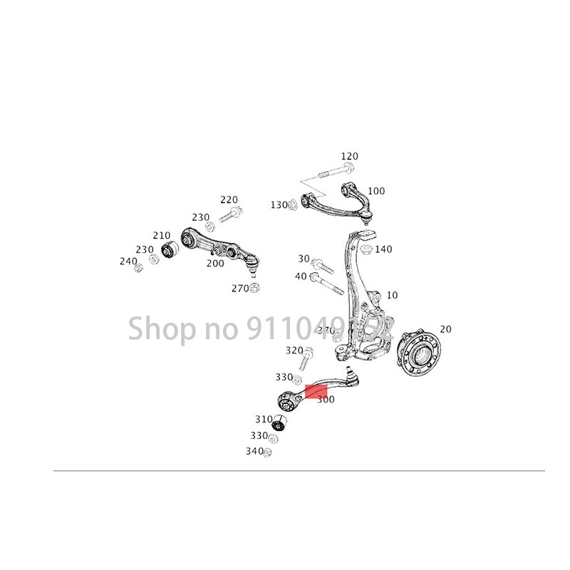 Auto Trekhaak Rechts W205 C220 C250mer Ced Esb En ZC200 C300 C180 C350 C63 C160 Voor-en Lagere Schorsing gebogen Arm