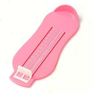 Baby Foot Shoe Size Measure Tool Kids Children Infant Shoes Device Ruler Kit For Kids Shoes Fittings Gauge K0027: Pink