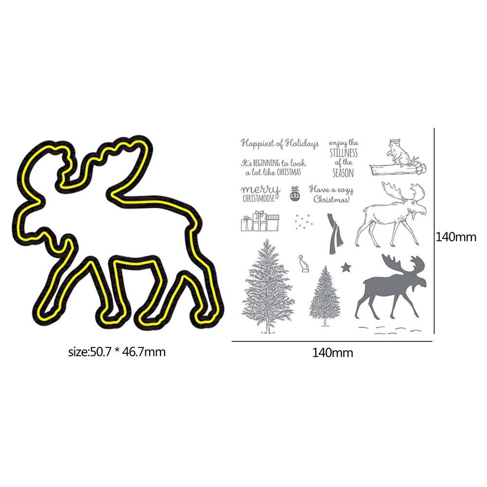 DIY Materials Seal Cutting Die Decor Supplies Festival Series Stencil Scrapbook for Household Wedding Presents Supplies