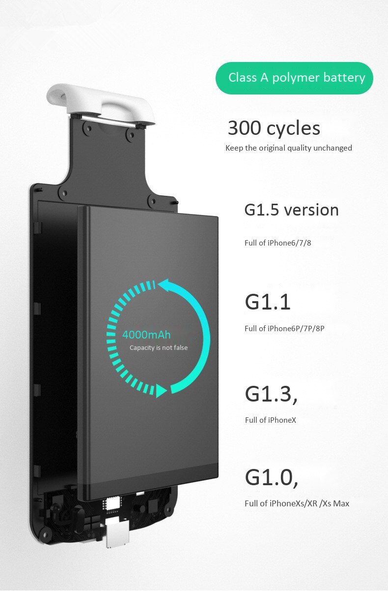 5000mAh Universal Battery Case For iPhone 6 6S 7 8 Plus Charging Case Backup Battery Charger Back Cover for iPhone X XS Max