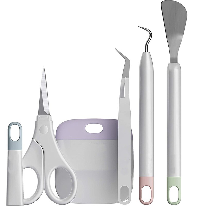 5 Accessories Silhouette Cameo Vinyl Weeding Tools Kit Cameo Letters DIY Craft Cricut Machine Accessories: Default Title