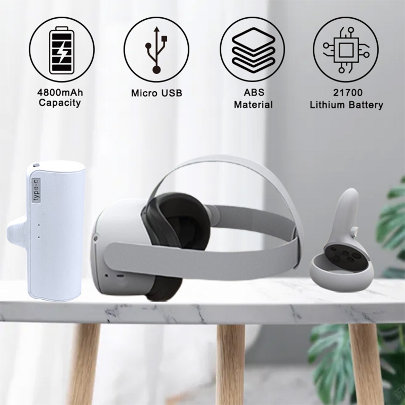 Chargeur de batterie de Type C pour Oculus Quest 2, capacité de 5000mAh, 20CB