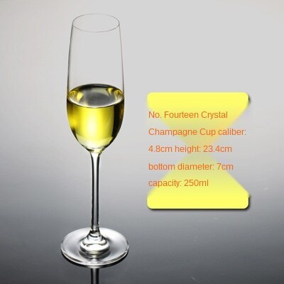 Kristallen Glas Champagne Glas Loodvrij Rode Wijn Glas Wijn Glas Cocktail Glasdrinkbeker Cocktail Glas Mok Creatieve Functies: O-glass 250ml-1pc