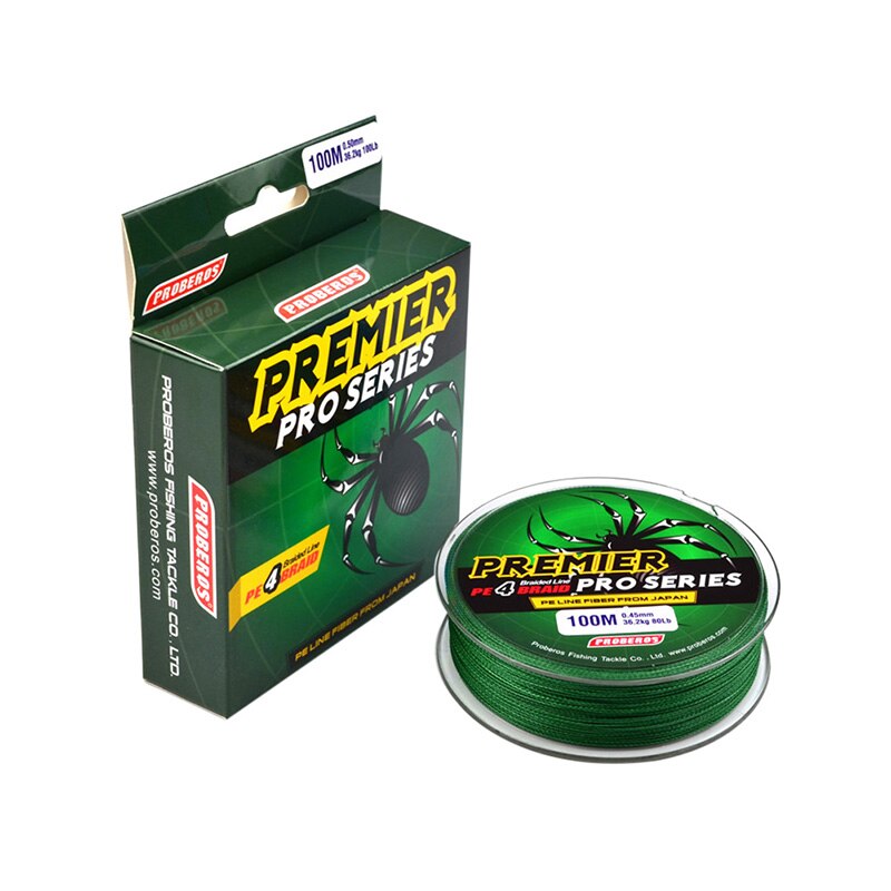 100M Fishing PE Line Red/Green/Grey/Yellow/Blue braided fishing line available 8LB-100LB PE Line Fishing Tools