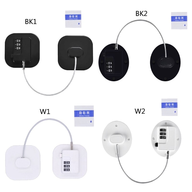 HX5D Baby Safety Lock Kids Prevent Children Falling Window Restrictor Infant Security Coded Lock Door Drawer Cabinet Code Locks