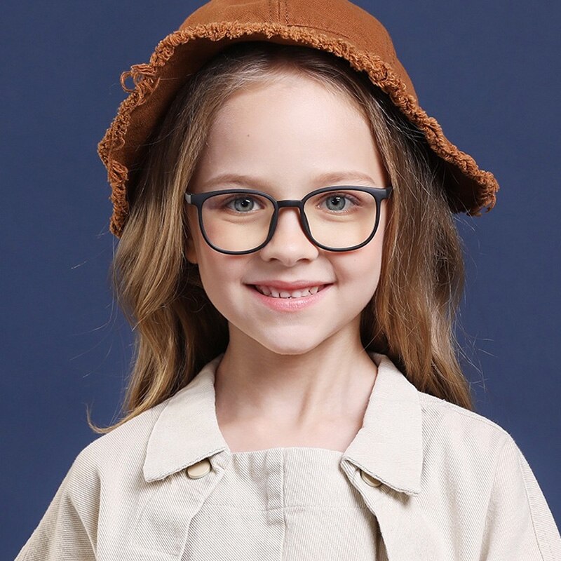 Blue Light Kids Glasses Boy Girl Optical Frame Transparent Child Glasses Anti Glare Computer Prescription Glasses UV
