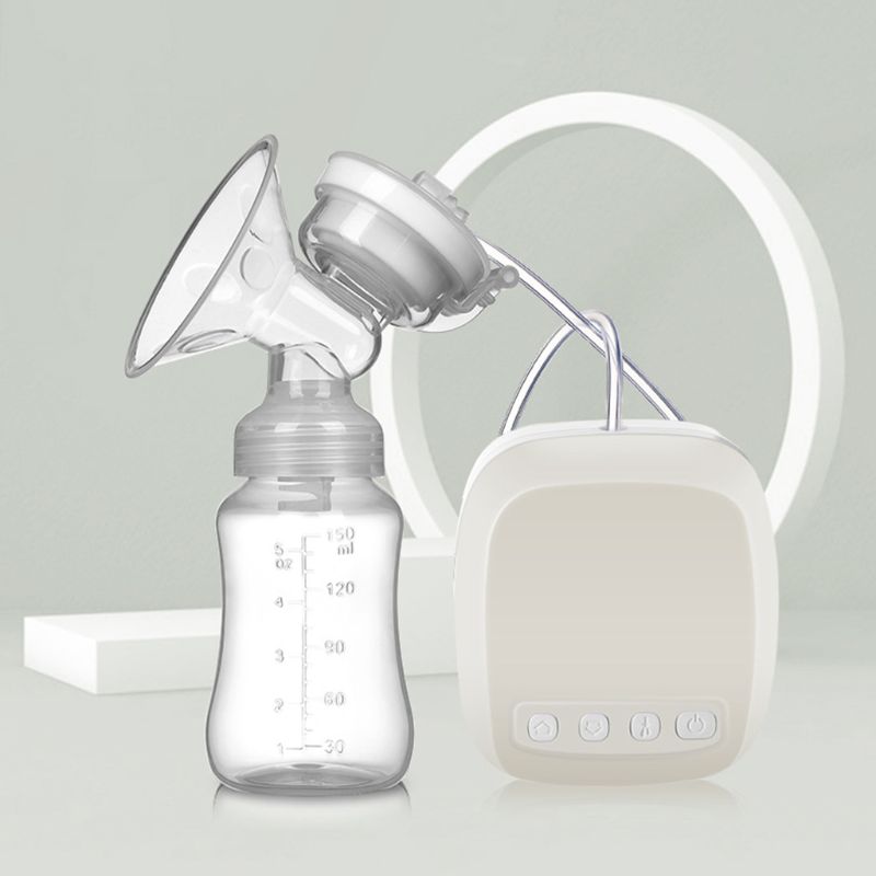 Electric Breast Pump Automatic Milker with Baby Bottle Maternal Nipple Suction Milk Extractor USB Chargable