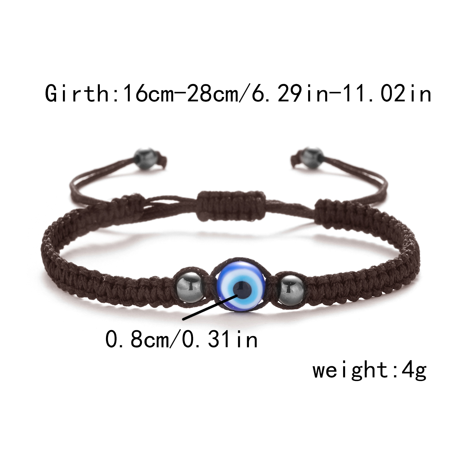 Gebed Turkse Hand Palm Evil Eye Gevlochten Armband Blauw Zwarte Kleur Nylon Draad Lucky Paar Armband & Bangles Sieraden Mannen vrouwen: Puur Goud Kleur
