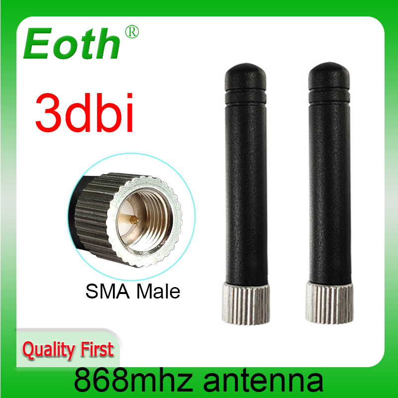 EOTH 868mhz antenna 3dbi sma male 915mhz lora antene pbx iot module lorawan signal receiver antena high gain
